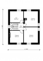 Дом с мансардой и  террасой Rg3322 План4